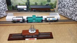 Märklin Rangierlok - Zug HO, mit 30 Schienen, 2Trafos