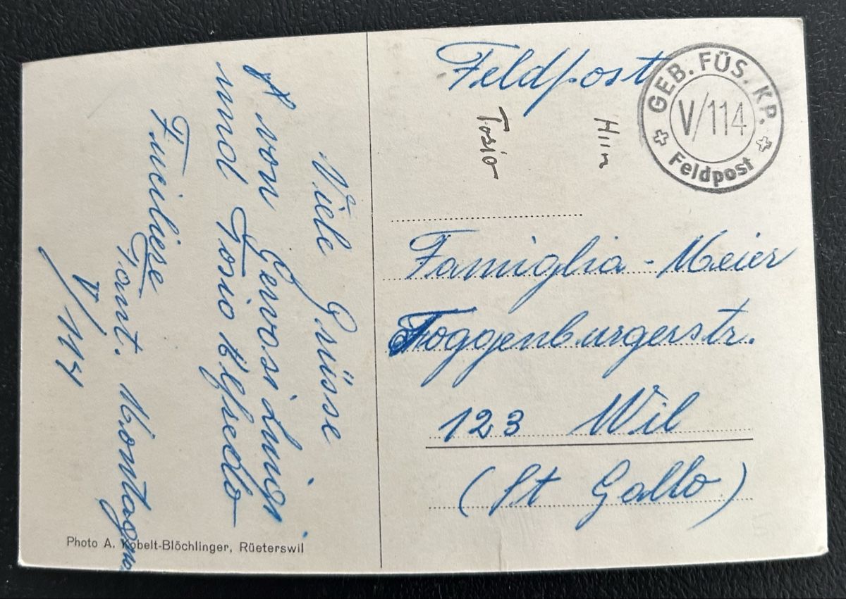 Cartoline postali: AK Goldingen SG – Usato da Horw venduto da Tellbub 1