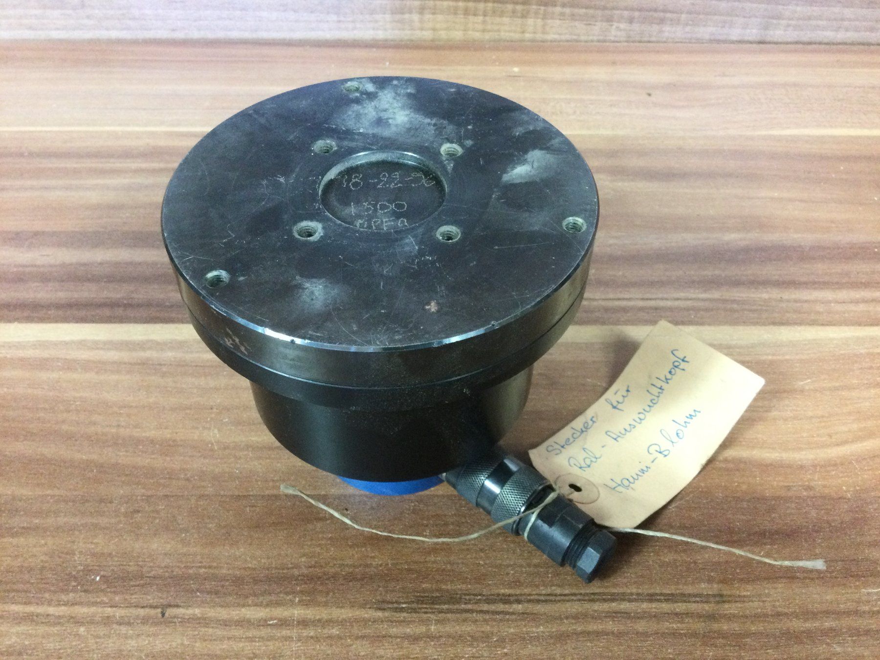 Tutti gli attrezzi: Gebrauchter Ral Auswuchtkopf Hanni- Blohm mit Stecker – Usato da Wangen SZ venduto da kuriosum12 2