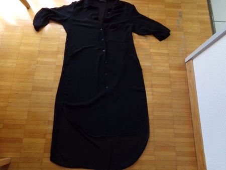Damen Bade Toga  schwarz Gr. M