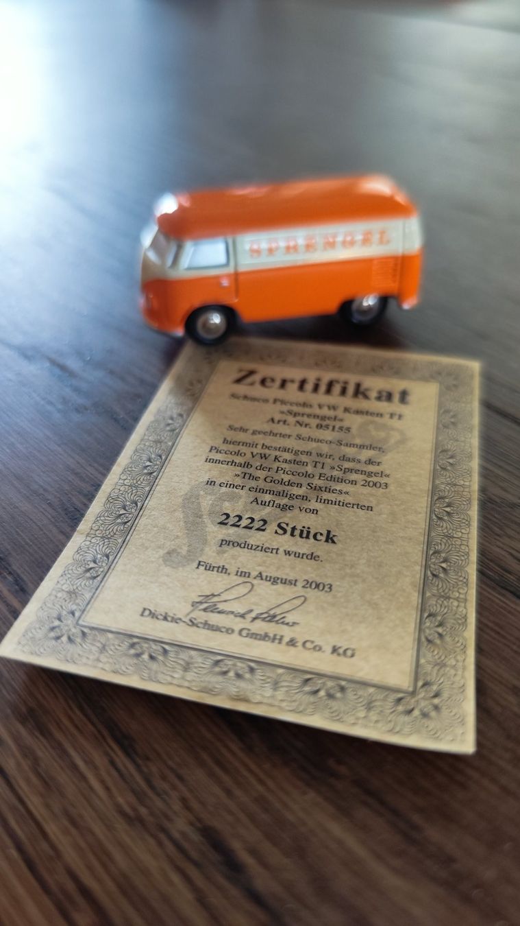 Volkswagen Modellini d'auto: VW Bus - T1, T2, T3 -- Sammlung – Usato da Thun venduto da Douche 4