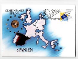 Spanien_Gemeinsames Europa_Münzbrief ohne Beschreibung