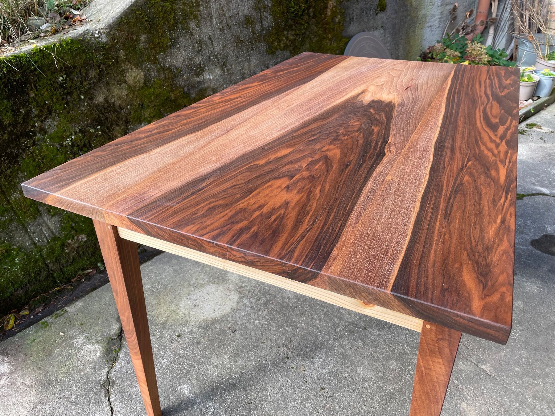 Tische: Tisch Biedermeier Nussbaum – Neu (gemäss Beschreibung) aus Oberburg von Tanneneuhus 3