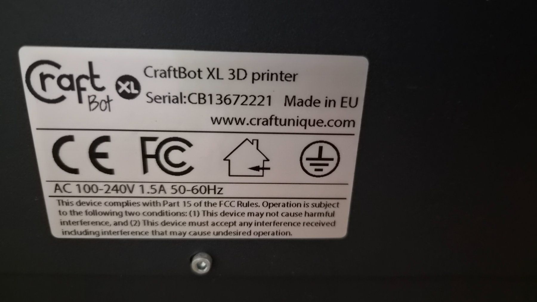 3D Drucker: 3D Drucker CraftBot XL gebrauchter Zustand – Defekt aus Wildegg von scho_pla 3