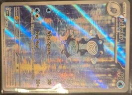Pokemon Karte Poliwhirl 176/165 guter Zustand