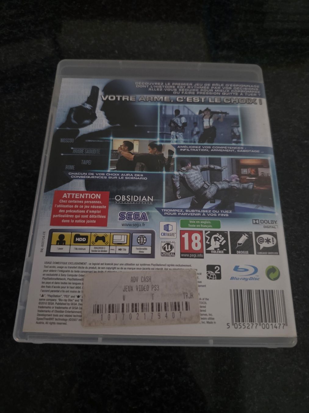 Spiele: Alpha Protocol PS3 – Gebraucht aus Chavornay von Crash37 1