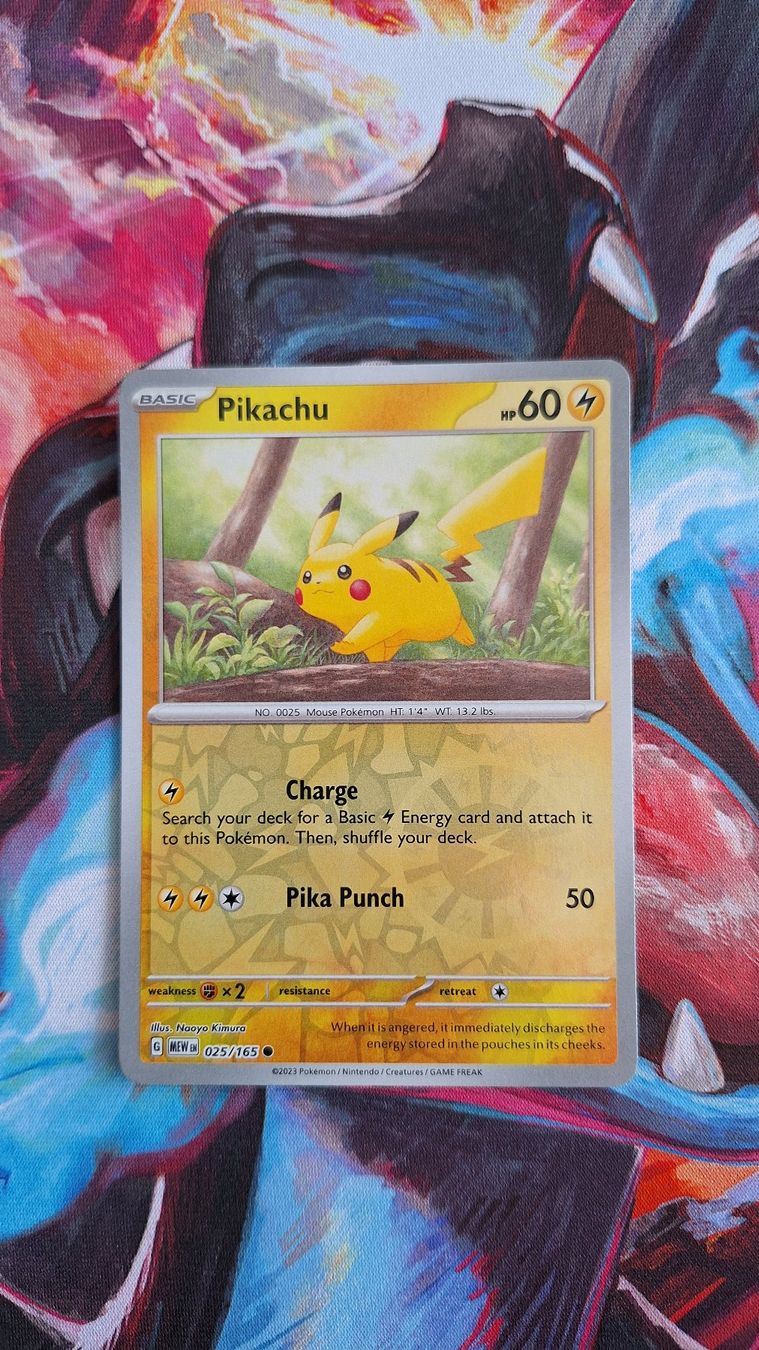 Pokémon Sammelbilder & Trading cards: Pikachu - Reverse Holo - Pokemon Mew 151 – Gebraucht aus Altstätten SG von GGsGameshop
