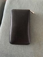Coccinelle Wallet Black Zipper Wallet Women Leather Used