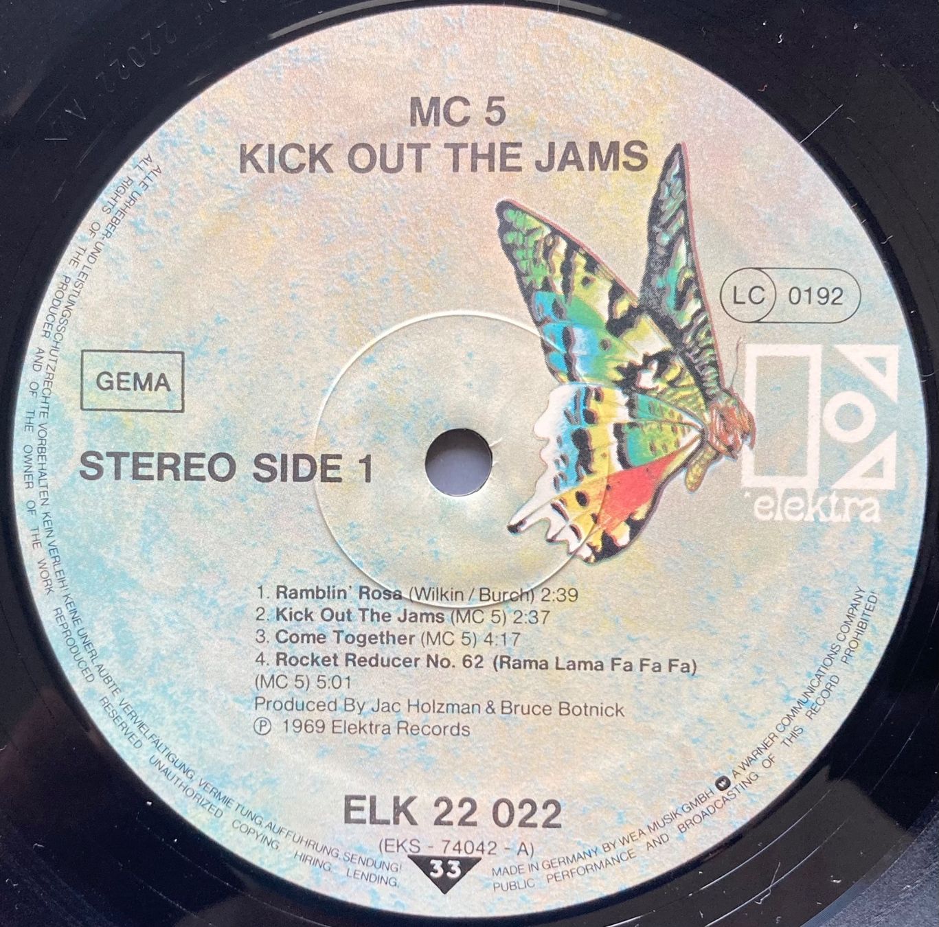Dischi in vinile: MC5 - KICK OUT THE JAMS – Usato da Poliez-Pittet venduto da Newtown-Records 3