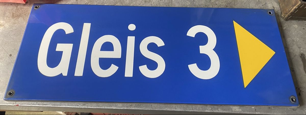 SBB/CFF/FFS Insegne: Schild SBB – Usato da Aeschlen venduto da rudemood