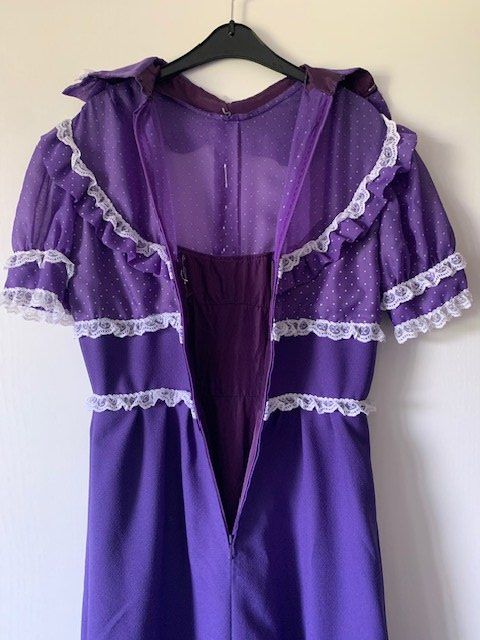 Kleider: Biedermeier Kleid mit Hut und Stoffbeutel – Gebraucht aus Gundetswil von Egro100 3