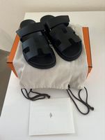 Hermès Sandalen, schwarz, Gr. 37