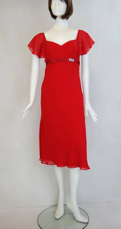 Weihnachtskleid Damen – Rot, Langarm, Partykleid Mit Smiley-Motiv Für Cosplay & Feiern