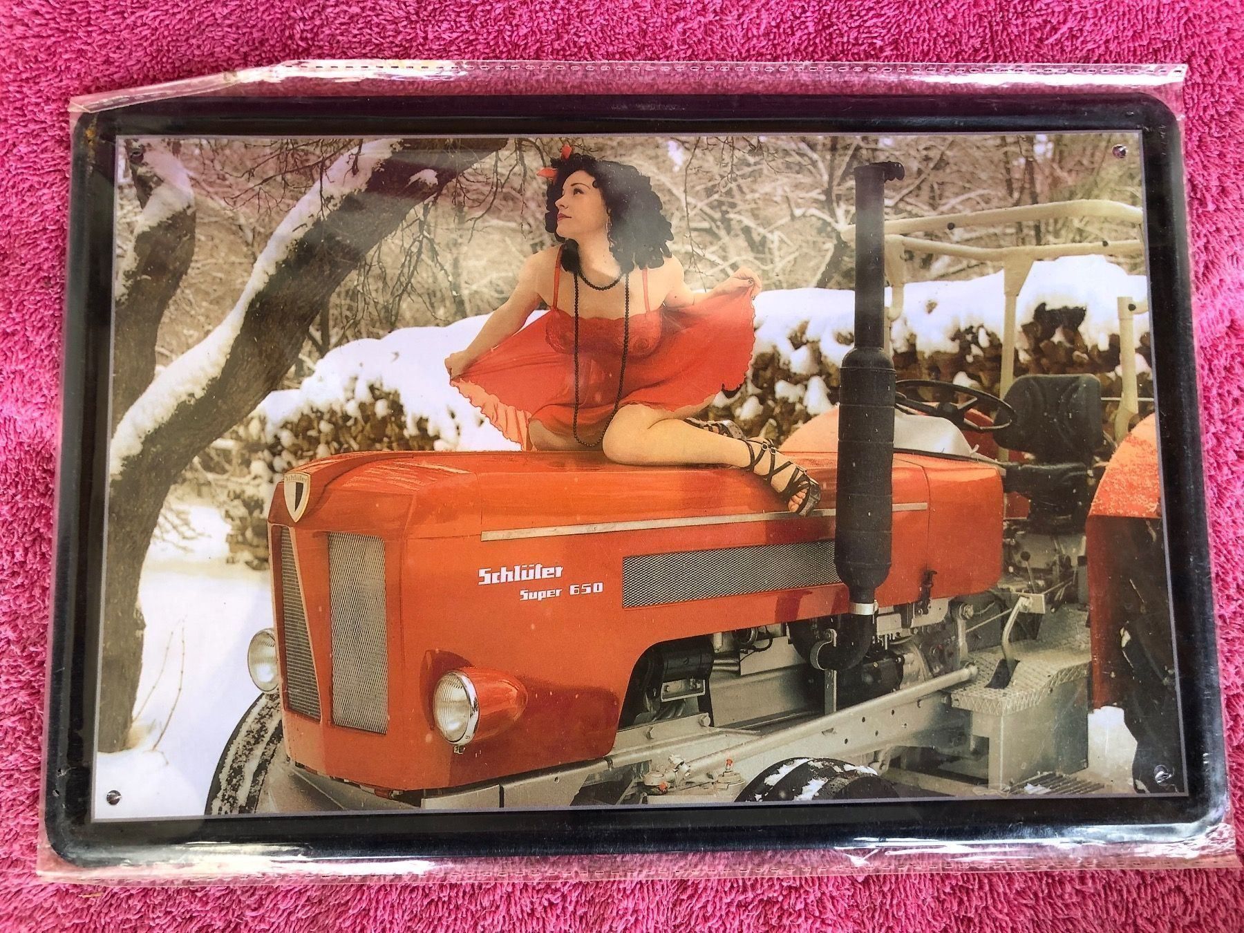 Insegne: Schlüter Traktor schlepper diesel pin up – Nuovo (secondo la descrizione) da Reinach AG venduto da rares75