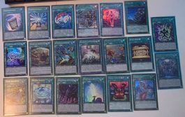 Yu-Gi-Oh Zauberkarten Konvolut gebraucht 20 Stück Ref:02