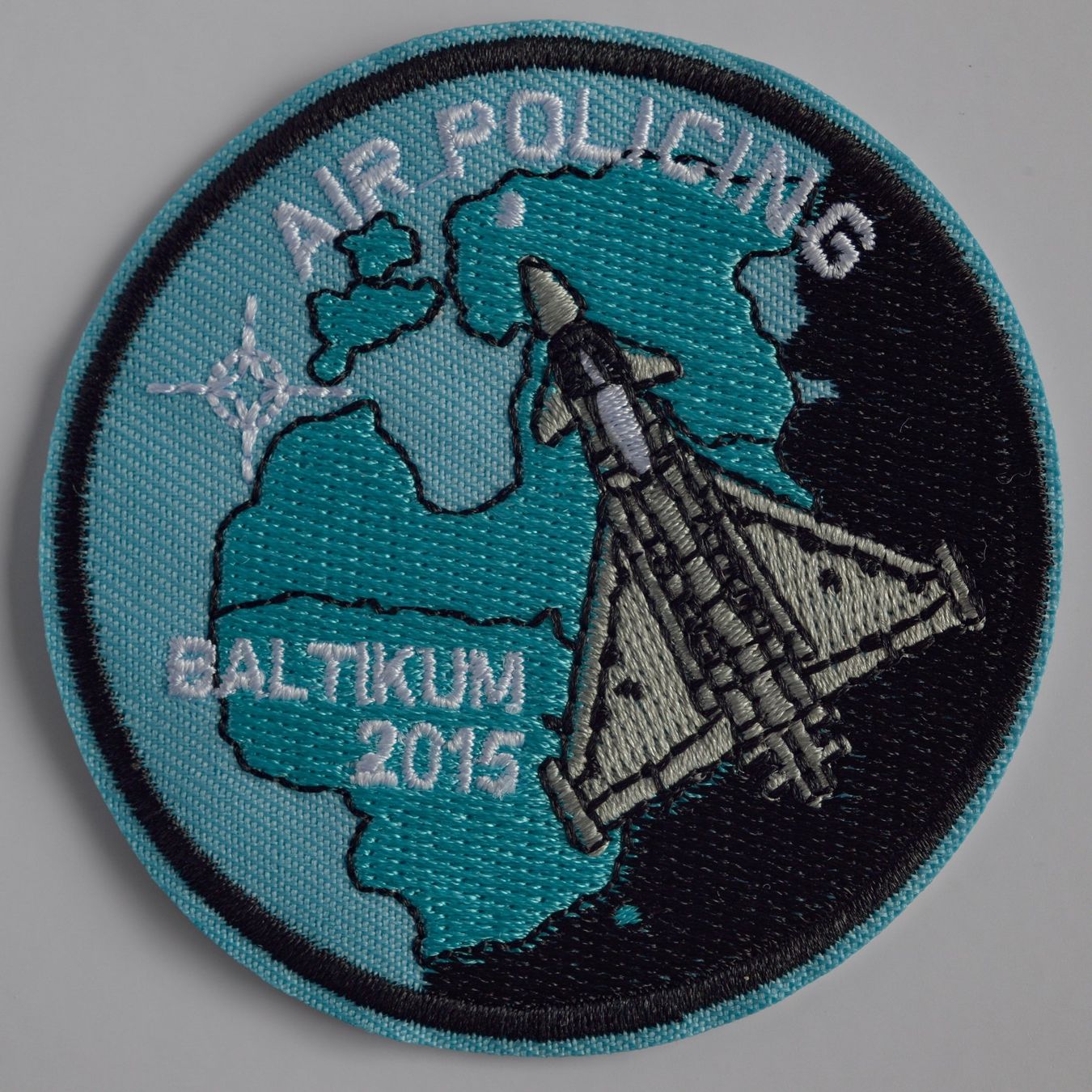 Toppe: AIR POLICINGS, Baltikum 2015. Patch – Nuovo e nell'imballaggio originale da Rüti ZH venduto da Fadeproof