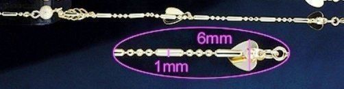 Ketten: Fusskettchen - Blätter (JKF-0001) – Neu (gemäss Beschreibung) aus Ittigen von Oner 3
