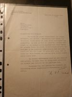 Hans-Peter Tschudi - Bundesrat - handsignierter Brief † 2002