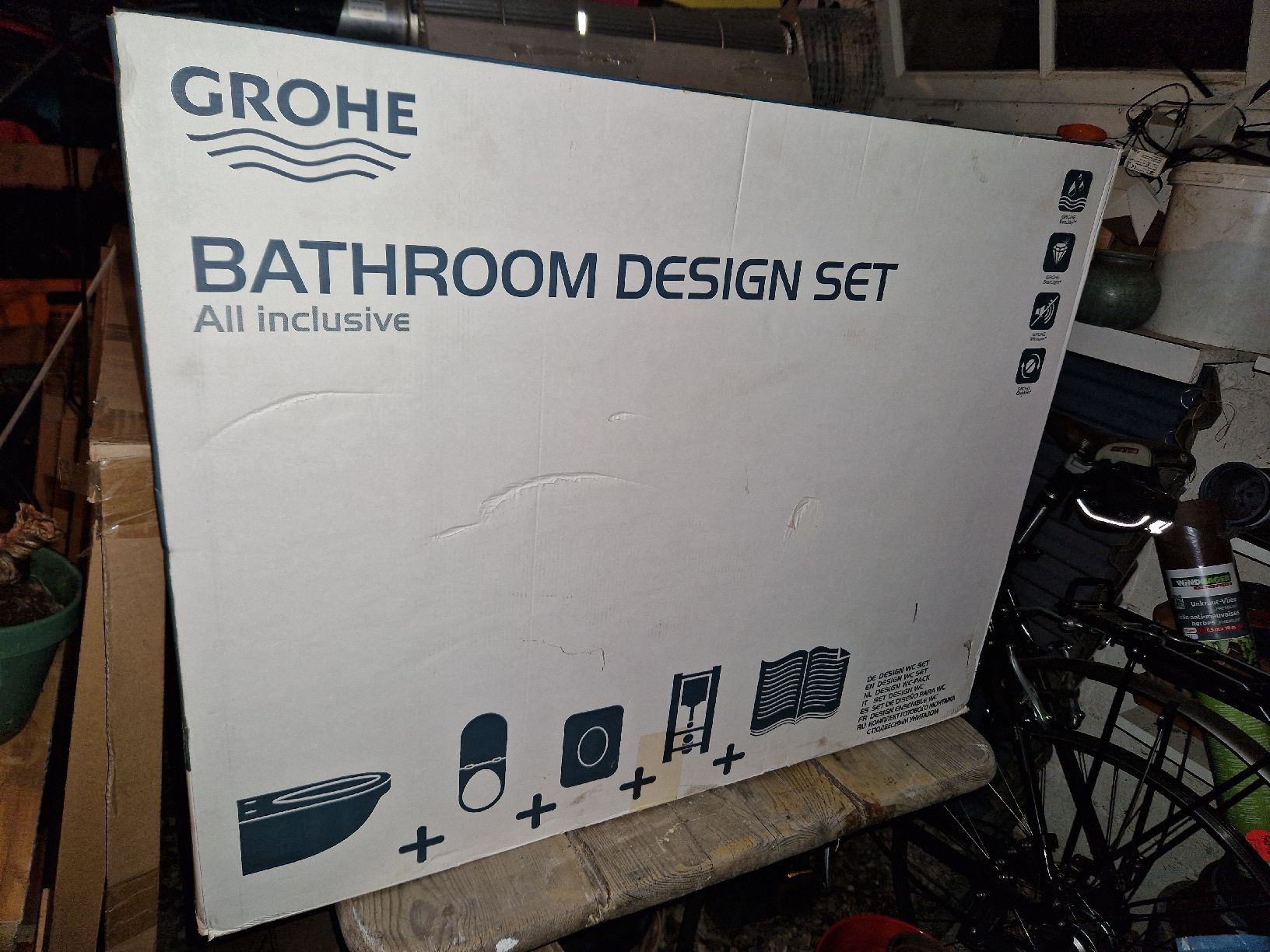 Grohe WC: Grohe komplett WC – Nuovo e nell'imballaggio originale da Ennetbaden venduto da Samuel08