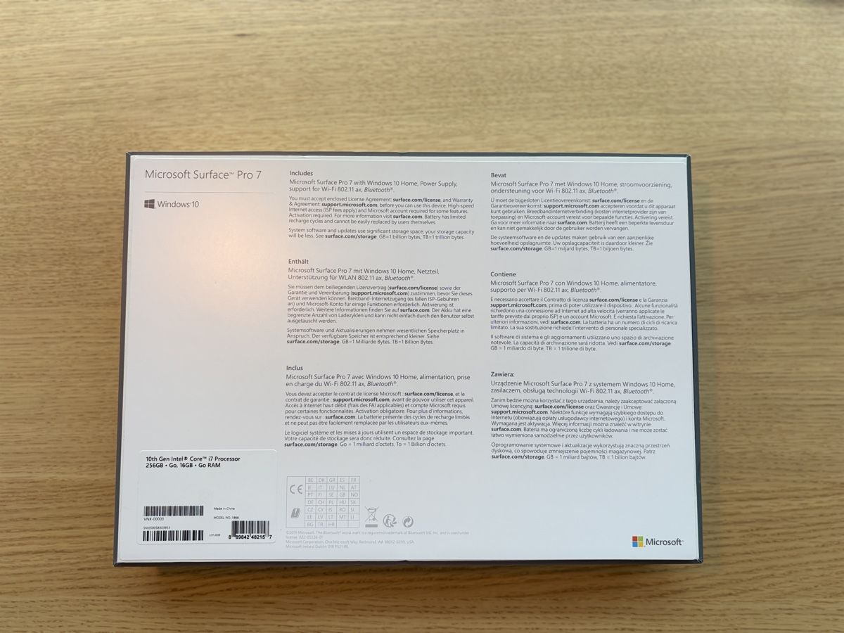 Microsoft Tablet PC: Microsoft Surface Pro 7 Originalverpackung – Neu (gemäss Beschreibung) aus Hünenberg von uejo84 1