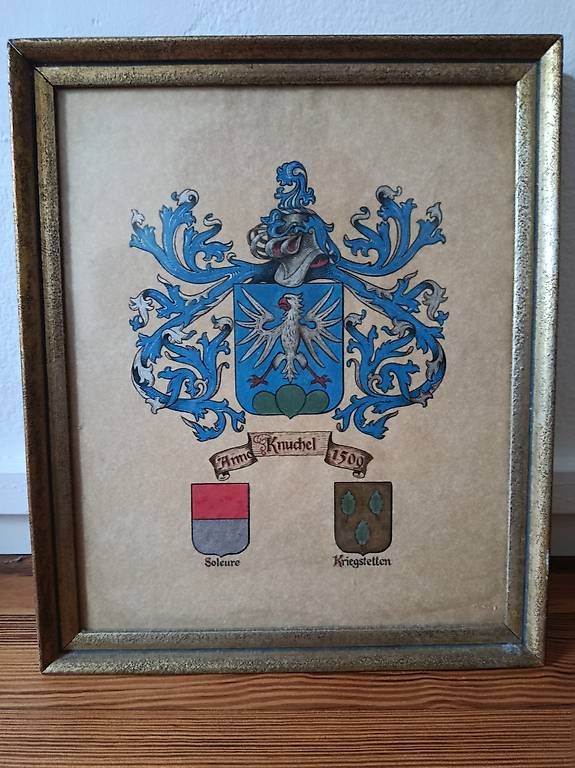 Gemälde: Quadro con stemma medievale  – Gebraucht aus Bellinzona von vin_jm7f
