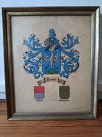 Quadro con stemma medievale 