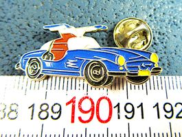 MERCEDES BENZ 300SL FLÜGELTÜREN OFFEN PIN GEPRÄGT 35mm