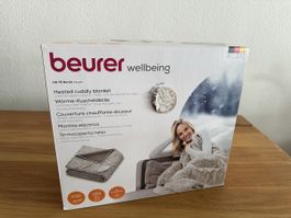 Beurer Wärme-Kuscheldecke HD 75 Nordic Taupe, neuwertig