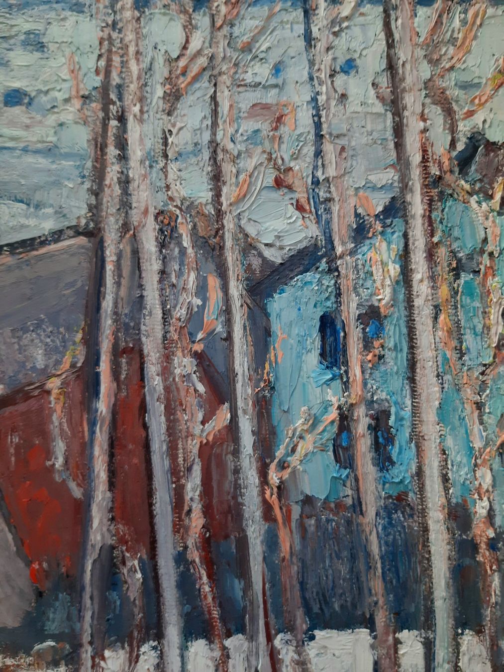 Dipinti: Expressionistisches altes Gemälde HLS beidseitig – Usato da Arbon venduto da torso444 1