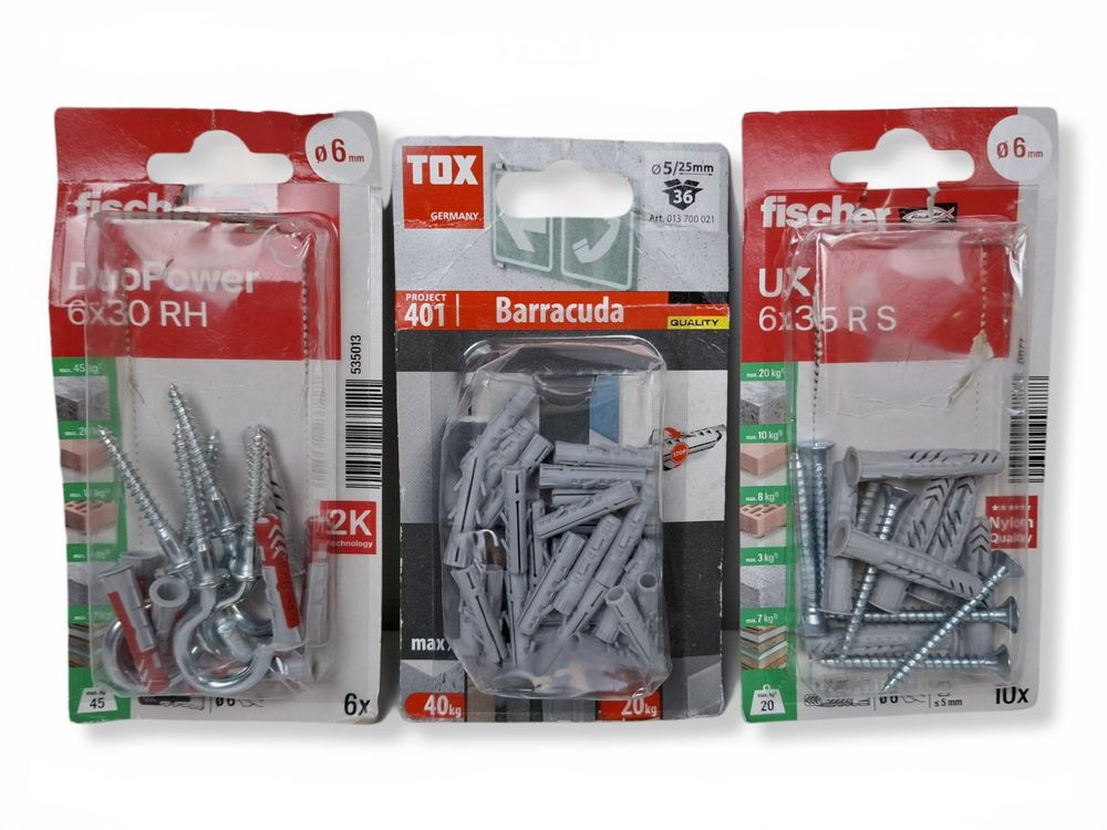 Kleines Heimwerkerpaket (Dübel, Schrauben & mehr) 4