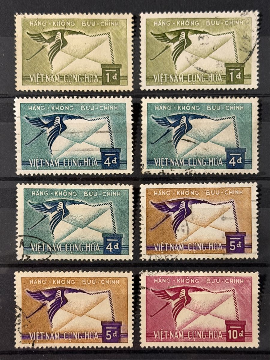 Alle Briefmarken: Timbres aviation -  Vietnam – Gebraucht aus Petit-Lancy von Solcarm