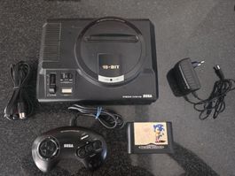 Megadrive 1 avec un jeu