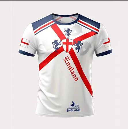 England + t-shirt + écharpe L
