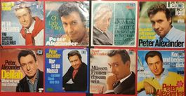 Schallplatten (Single) 💿Set 8x Peter Alexander💿 (Sammlung)