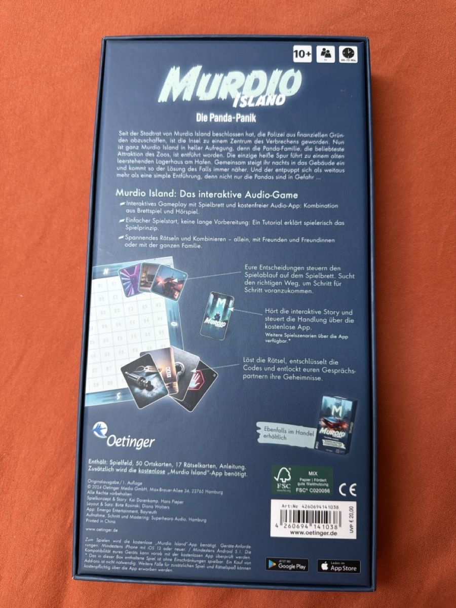 Jeux: Murdio Island: Die Panda-Panik – D'occasion à Olten par Sime33 1