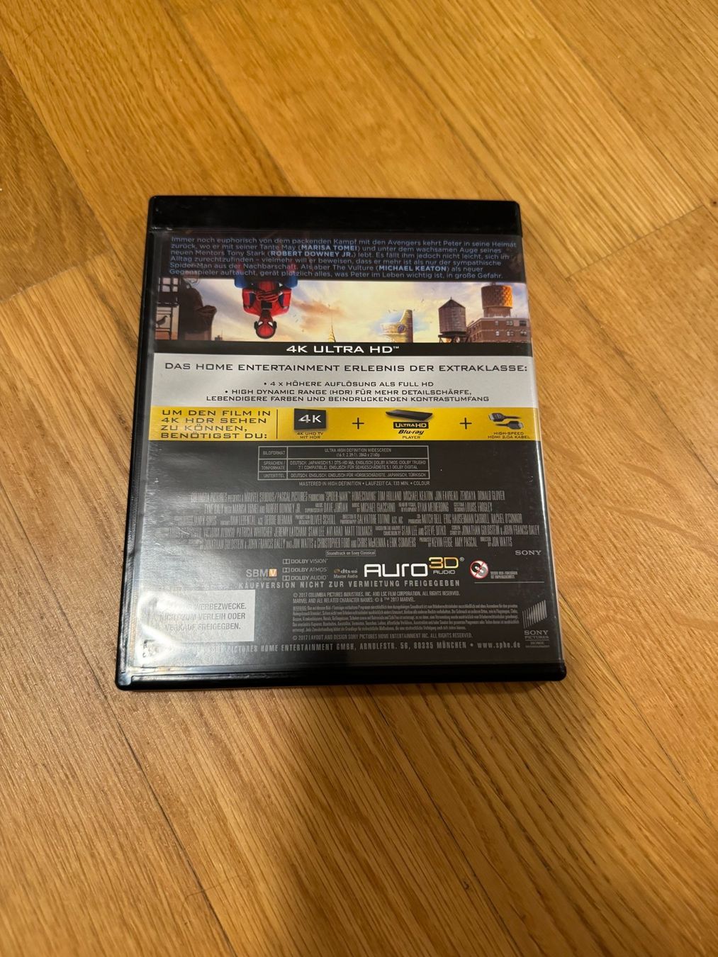 Tutti i DVDs: Spider-Man Homecoming 4k UHD Blu Ray – Usato da Schwerzenbach venduto da ste_pp82 1