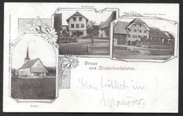 Niederbuchsiten 3 Bilder Dorfstrasse Gasthof Sonne