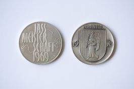 2 Schweizer Medaillen – Jass-Meisterschaft 1969 & 1970