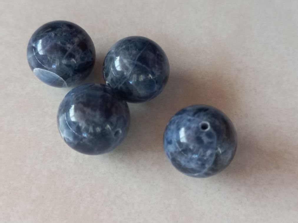 Pietre preziose: 4 Sodalith Steine, D:16mm – Nuovo e nell'imballaggio originale da Winistorf venduto da acreativ2 2