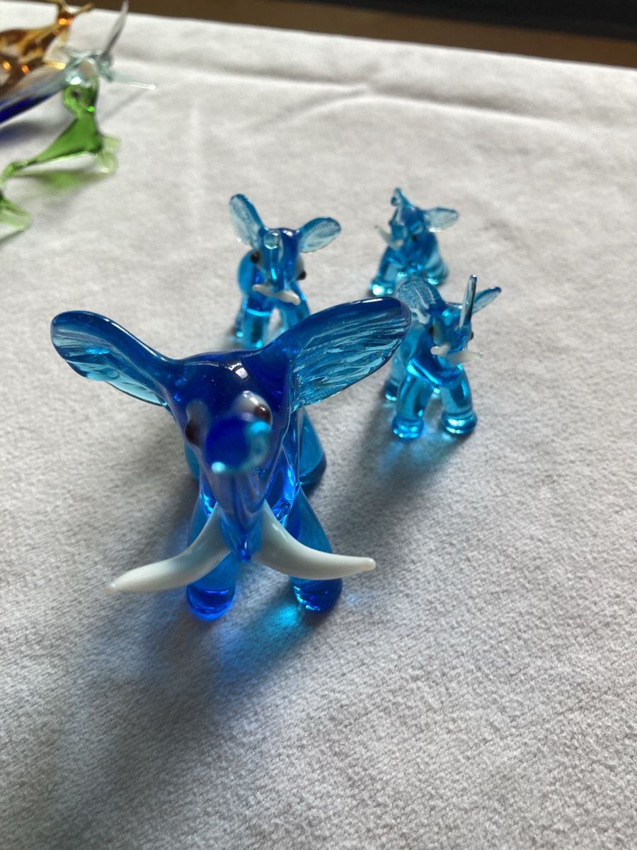 Murano Statuette: Mini Glaselefanten Murano 15 Teile – Usato da Rickenbach Sulz venduto da bea_7ssd 9