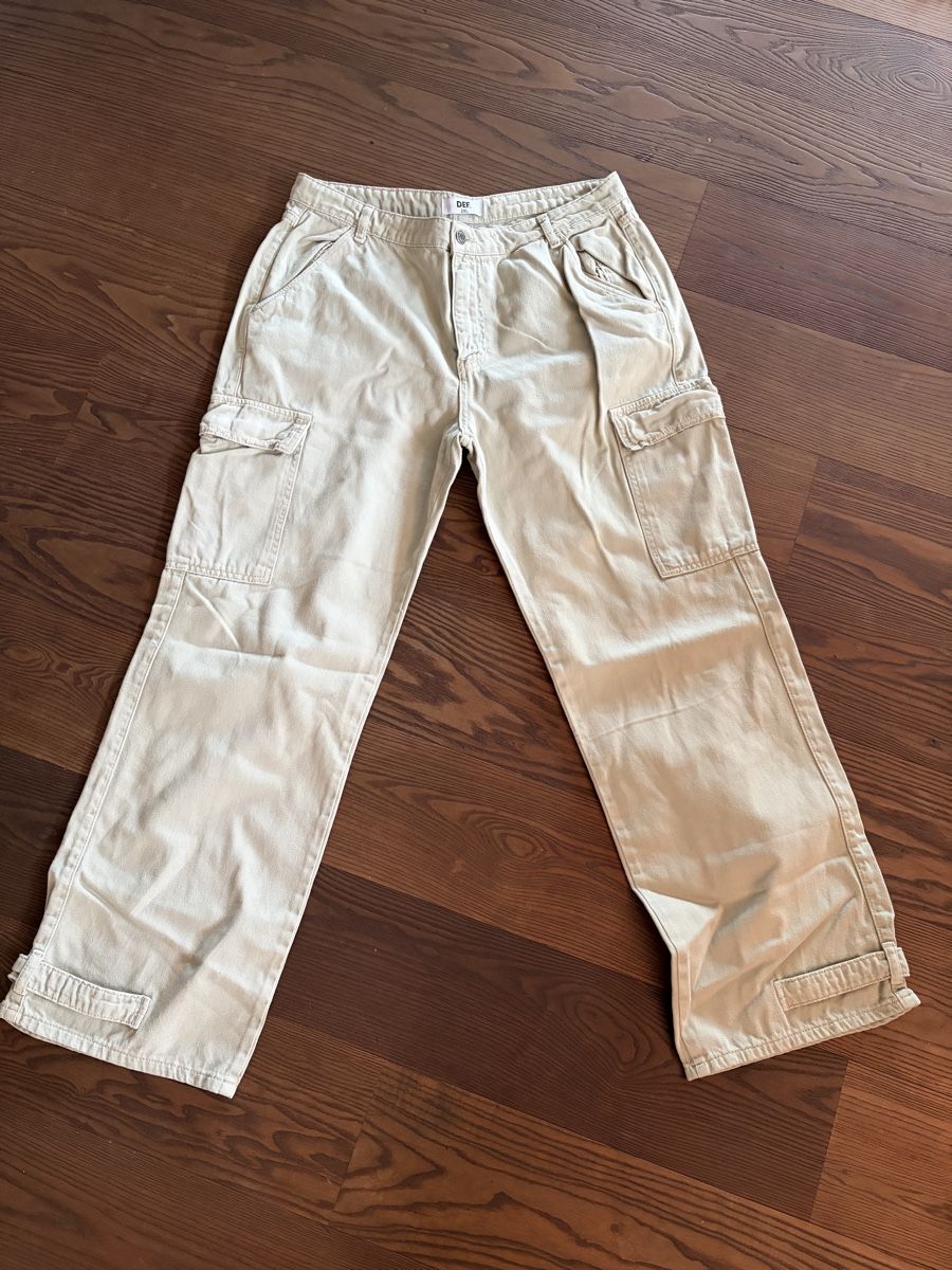 Pantaloni: DEF Cargohose Gr. 2XL, hellgrün  – Usato da Dielsdorf venduto da sissy04