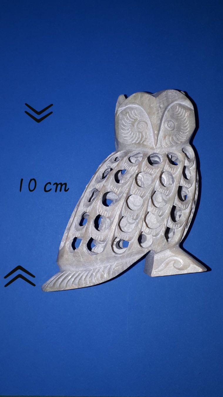 Statuette: Dekorative Stein Eule – Usato da Plagne venduto da Reticulum01 2
