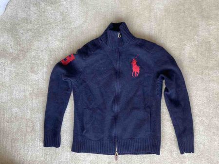 Ralph Lauren Strickjacke dunkelblau gebraucht
