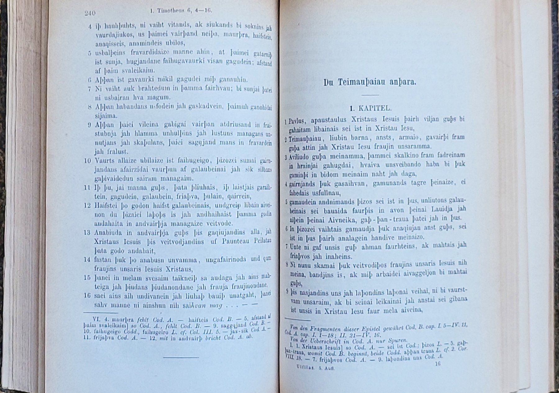 Livres: Ulfilas oder die gotischen Sprache-Denkmäler von 1872 – D'occasion à Muttenz par Mithrur 5