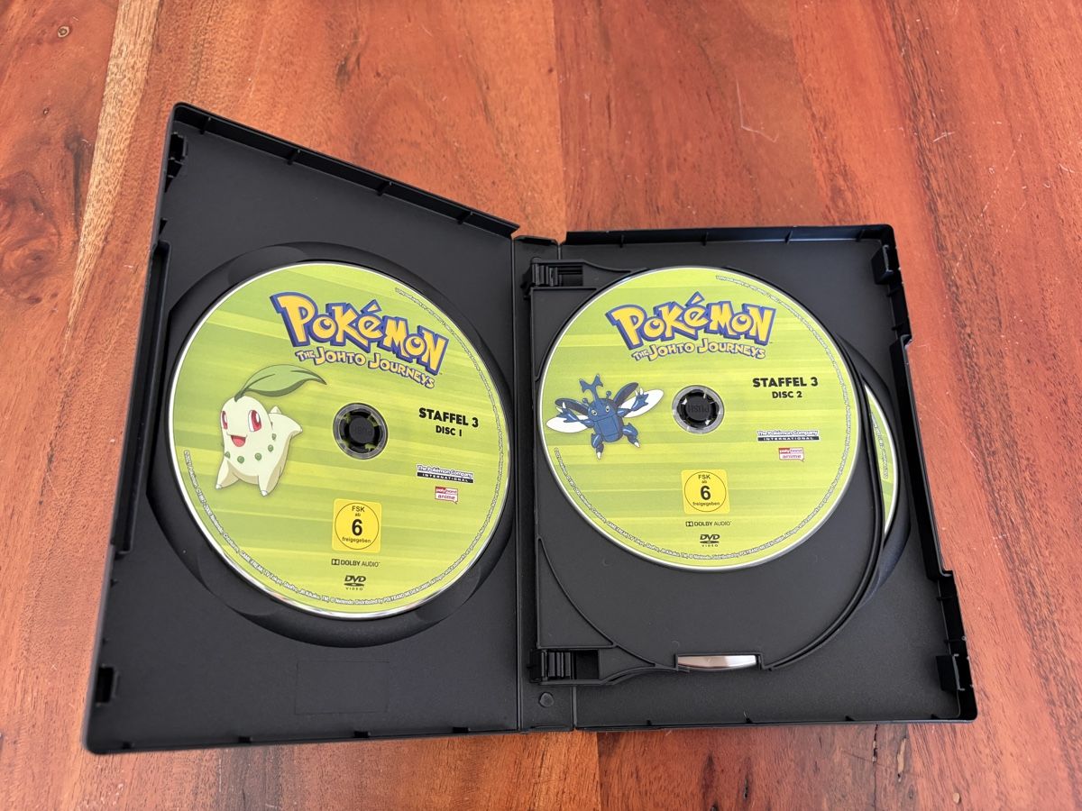 Alle DVDs: Pokémon - Staffel 3 - Die Johto Reisen - DVD Box Set -5 DVDs – Gebraucht aus Köniz von Fabian-Merz 2