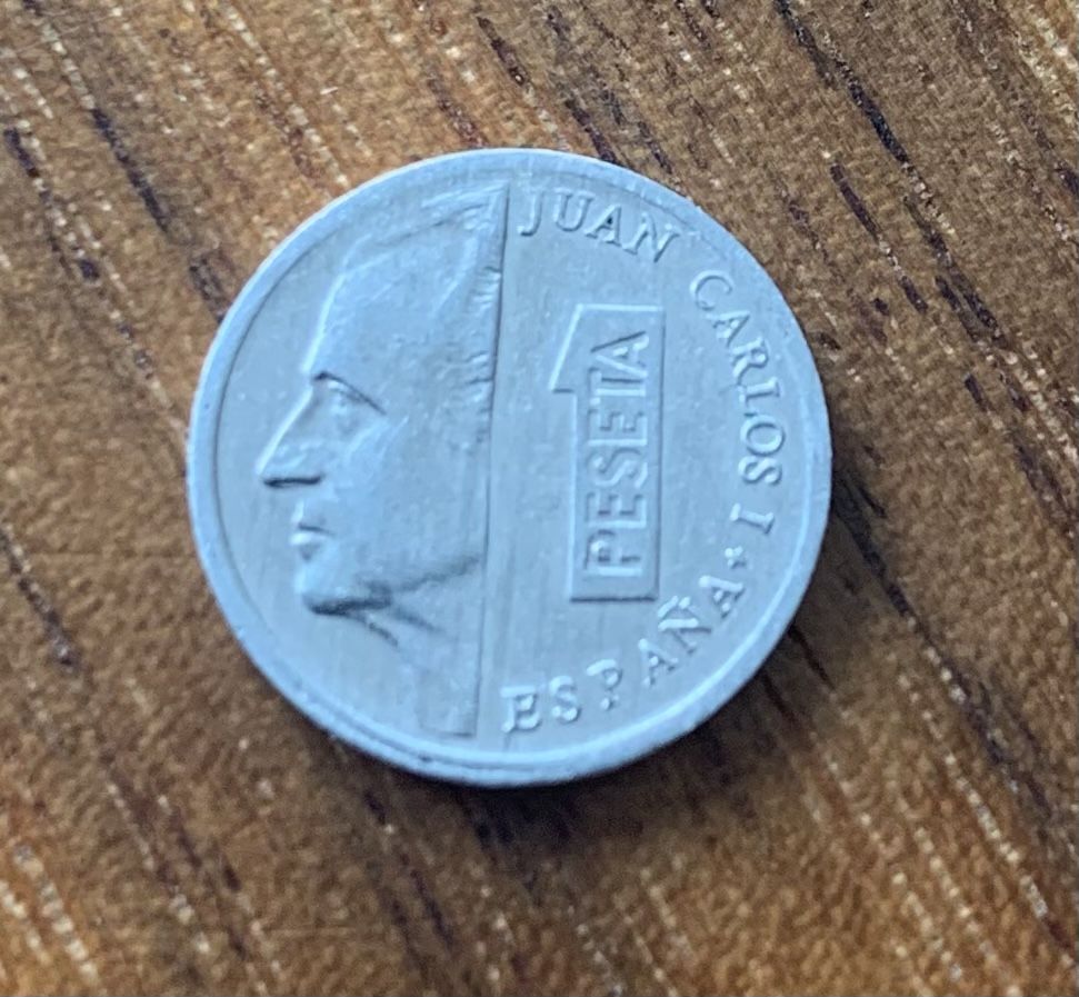 Tutti le monete: Spanien 1 Peseta 1990 – Usato da Opfikon venduto da BananaGio01