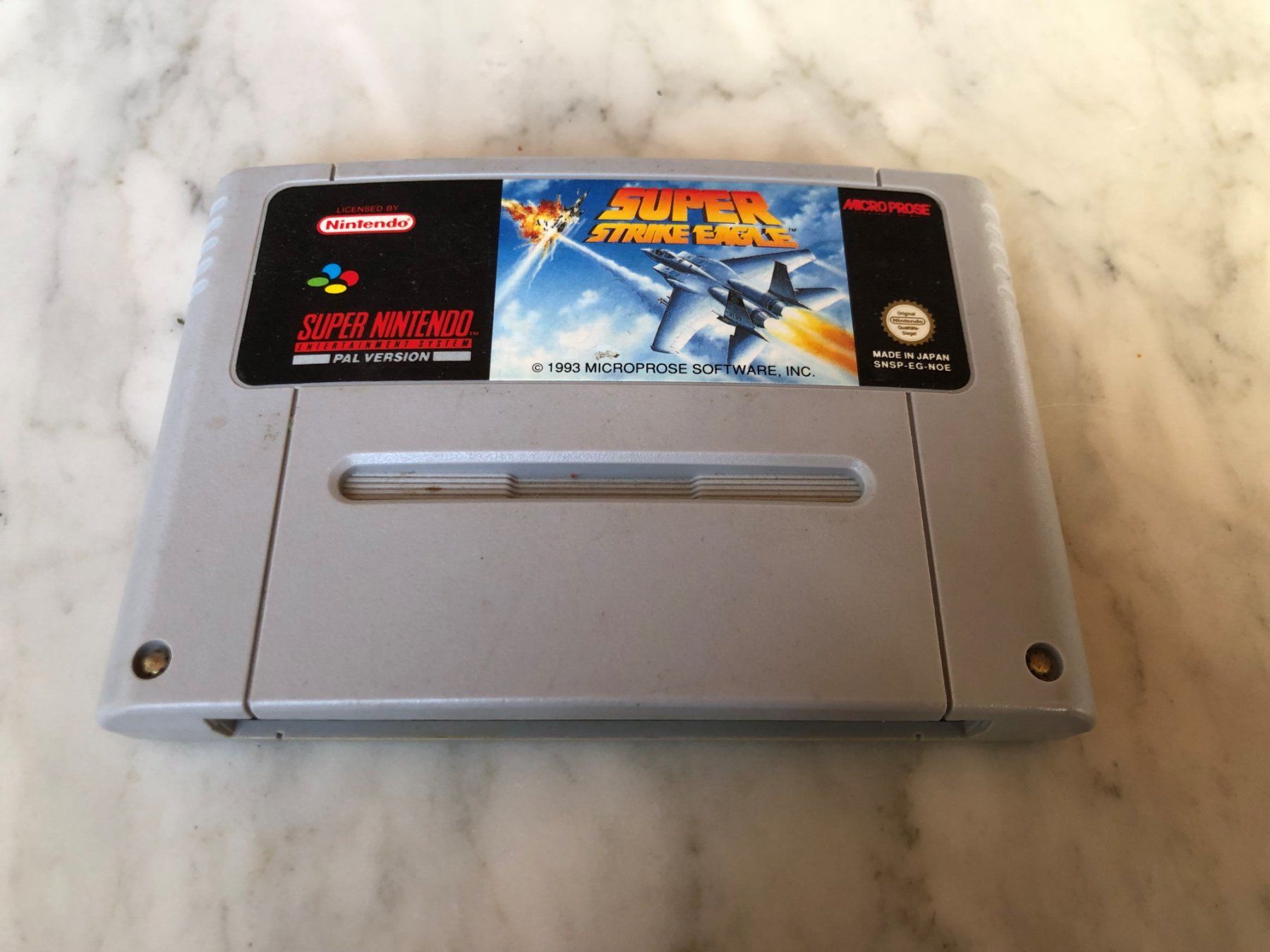 Nintendo Giochi: SUPER STRIKE EAGLE SPIEL FÜR SUPER NINTENDO – Usato da hägendorf venduto da twilightprincess