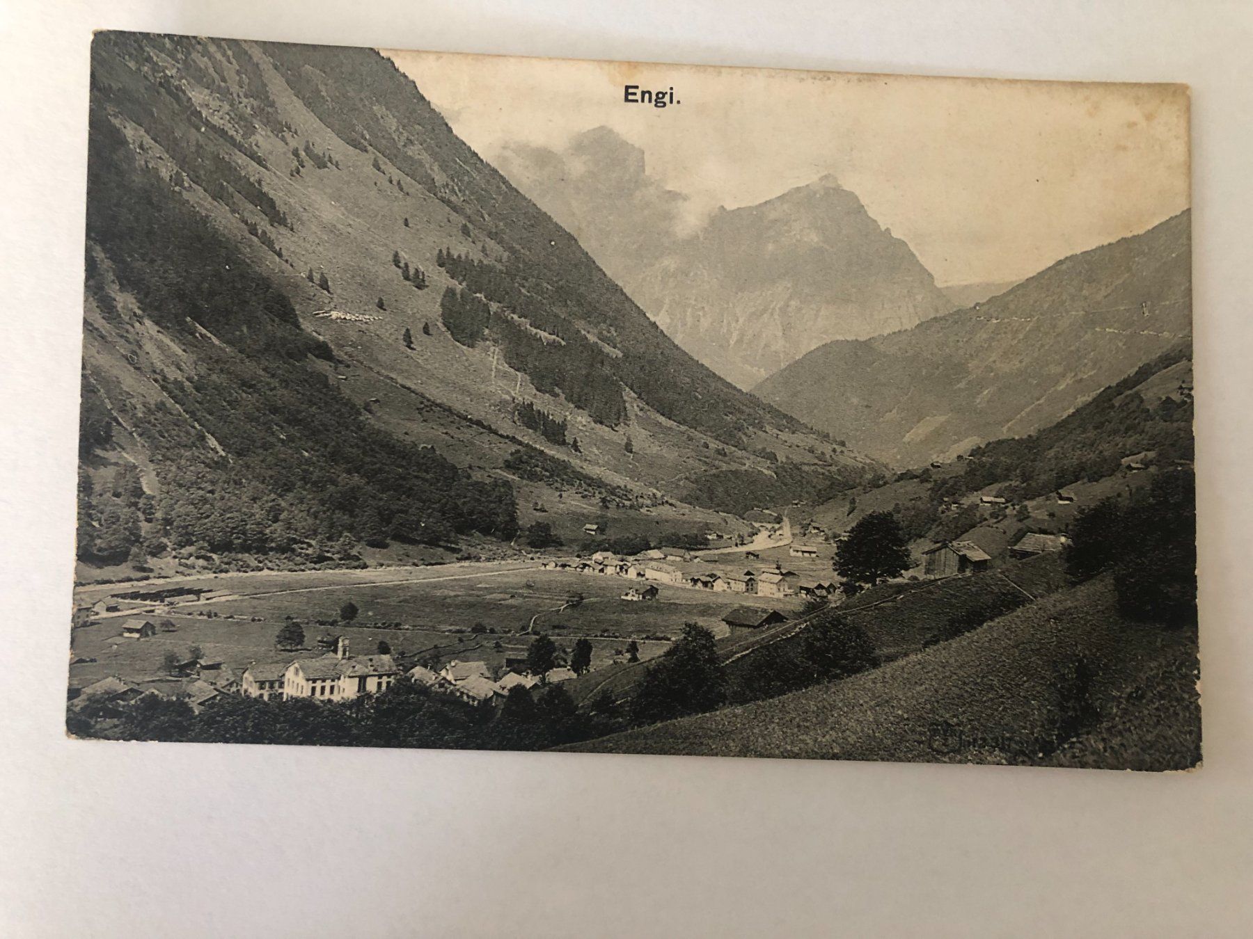Ansichtskarten: Postkarte Engi  an Rudolf Meier Glarus – Gebraucht aus Pfäffikon ZH von Waltoversand