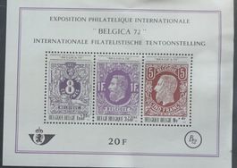 Sello Bélgica 1970,  International Philatelic Exhibition,