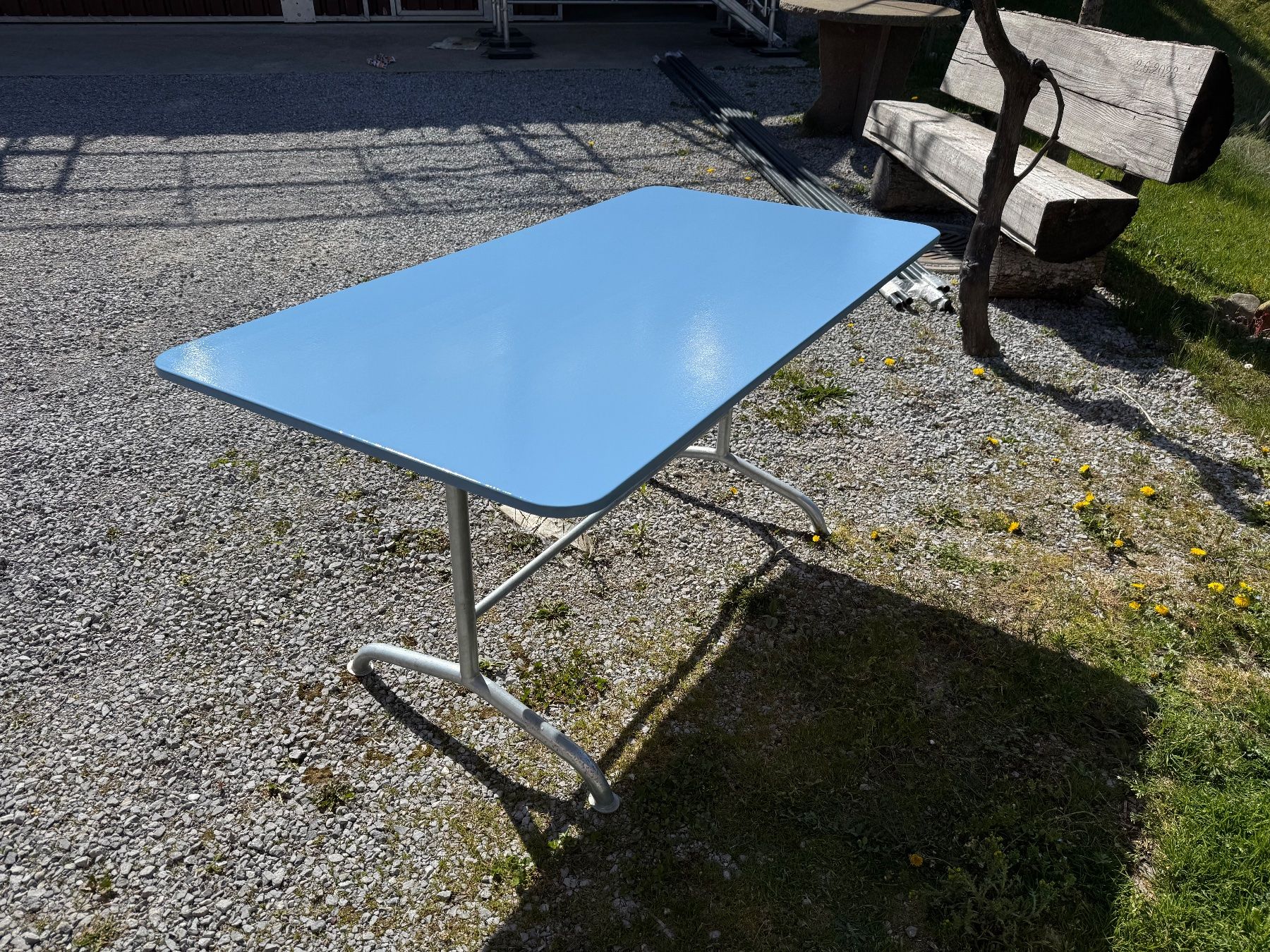 Bigla Tavoli: Gartentisch 120cm Neuhergestelt – Usato da Buch am Irchel venduto da alinea11 5